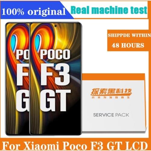 6.67'' Display Replacement For Xiaomi Poco F3 GT LCD Touch Screen Digitizer Assembly For POCO F3 GT MZB09C6IN, M2104K10I