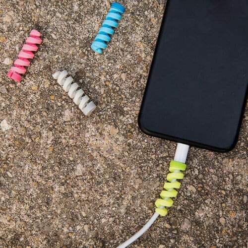 Management Colored Charger Cable Holder Cord Management Protetor Earphone Accessorie Cable Winder Cable Organizer