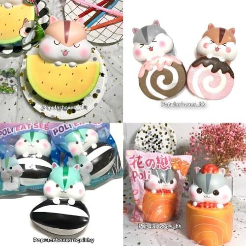On sale poli squishy popularboxes Big discount slow rising gift toys