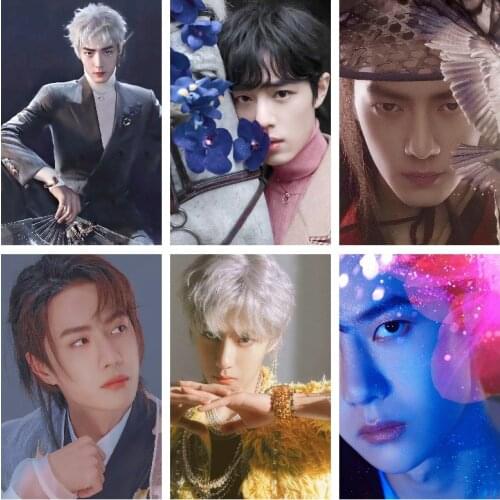 Cross Stitch Wall Poster Xiao Zhan Wang Yibo Diamond Art Painting Kit Embroidery Full Drils Decoration