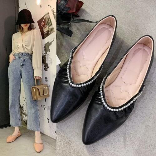 Womens Flat Shoes, Trendy Sweet Pointed Toe Flats, Boat Shoes