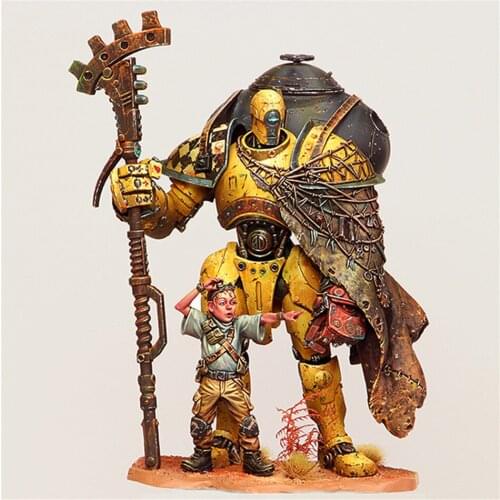 1/24 Scale Model Resin Kit Mecha Warrior Guardian GK Assembly Models Figure Resin Kit Model Colorless Self-Assembled Toy