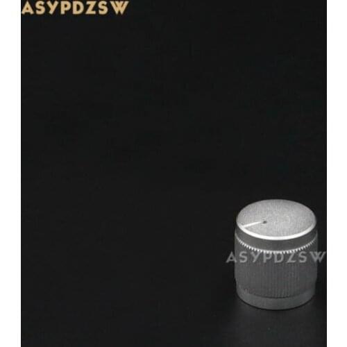 1 PCS 15*15 Stripe silver aluminum amplifier solid knob Volume potentiometer knob