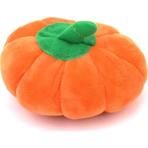 1Pcs Cat Dog Plush Toy Fruit Food Shape Cartoon Cute Bite Resistant Squeaky Toy Pet Chew Toys Interactive Supplies Dropshipping