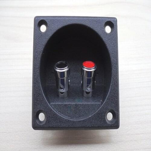 2pcs/lot Two speakers in the outside of the inner circle are opened with a hole size of 49mm plating white terminal