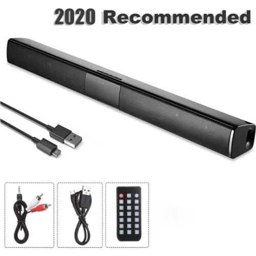 20W TV Bluetooth Echo Soundbra Wired Wireless Bluetooth Speaker Column System Music Center Boombox 3D Stereo for PC Home Theater