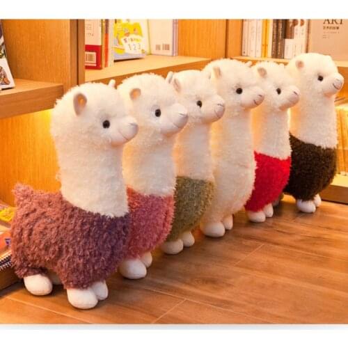 28cm Alpaca Plush Toys 6 Colors Cute Animals Doll Soft Cotton Plush Toys Kids Birthday Christmas Gift