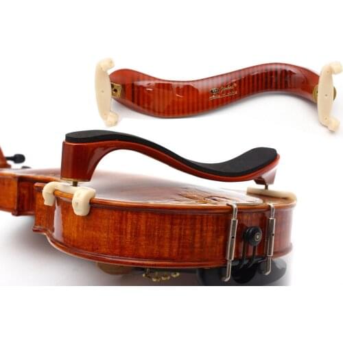 4/4 3/4 violin shoulder rest flame maple violin parts Adjustable size Accessory