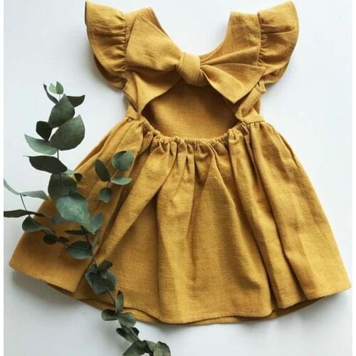 Aimsnug Children Sweet Bow Princess Dress Kids Clothes Baby Girls Birthday Party Dresses 2021 Patchwork Short Ball Gown Dress