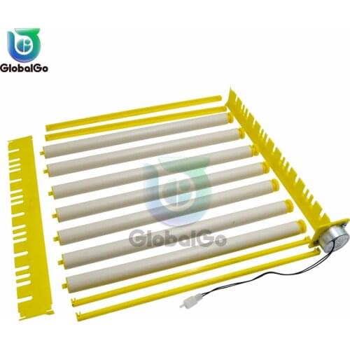 360 Degree Automatic Rotating Incubator Roller 42 Duck Chicken Plastic Egg Tray Combination with Auto Turn Motor