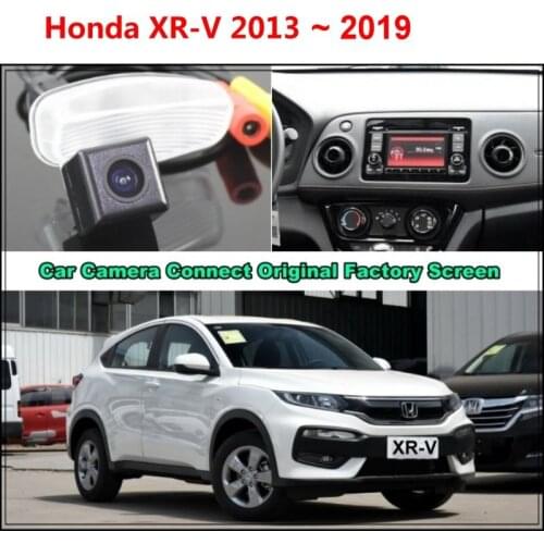 For Honda XRV XR-V 2013-2017 Car Camera Connected Original Screen Monitor and Rearview Backup Camera Original car screen
