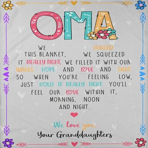 Fleece Throw Blankets To My Daughter Son Letter Printed Quilts for Encourage and Love Daughters Air Mail Double Thicken Blanket