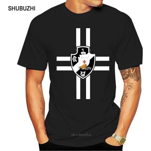 Vasco Da Gama T Shirt Vasco Black T-Shirt Man Printed Tee Shirt Short Sleeve Casual Awesome Cotton 4xl Tshirt