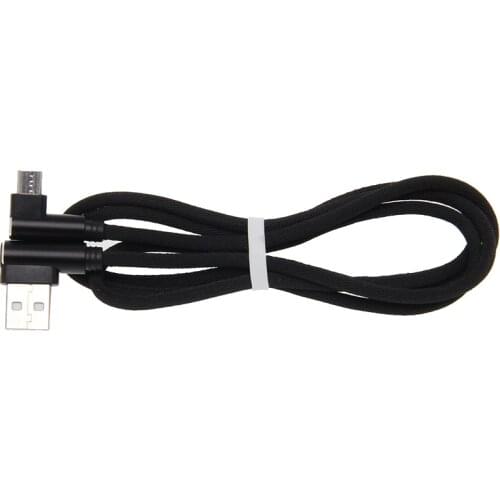 90 Degree Elbow Data Cable Micro USB Type C Cable For iPhone iPad Charging Cable Samsung USB C Mobile Phone Charger Cord Data