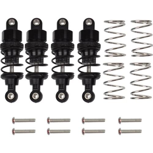 4pcs Aluminum Alloy Shock Absorber Set for Tamiya TT-01 TT01 /TT02 M5 M6 1/10 RC Upgrade Parts