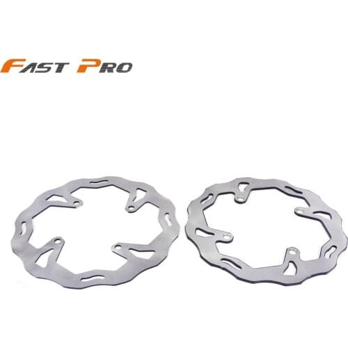 Motorcycle Front Rear Brake Disc Rotor Set For KAWASAKI KX125 KX250 2006-2008 KX250F KX450F 2006-2014 KLX450R 2008-2015