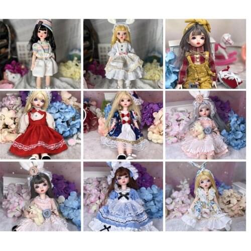 Handmade customized doll 1/6 DIY BJD doll Selling With clothes