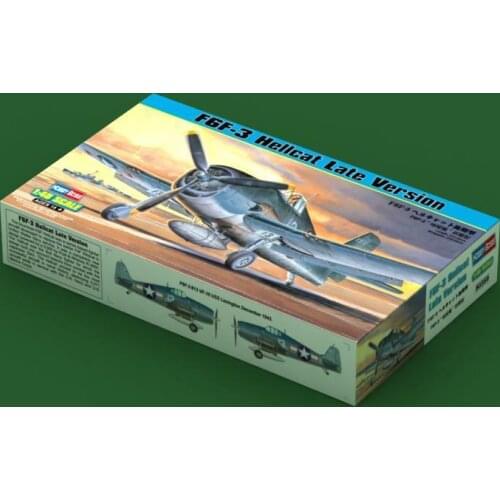 Hobbyboss Model 80359 1/48 scale F6F-3 Hellcat Late Version model kit