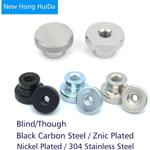 High Head Knurled Thumb Nut Iinstrument Hand Tighten Nut 3D Printers Parts Curtain Wall M2 M2.5 M3 M4 M5 M6 M8 M10 M12