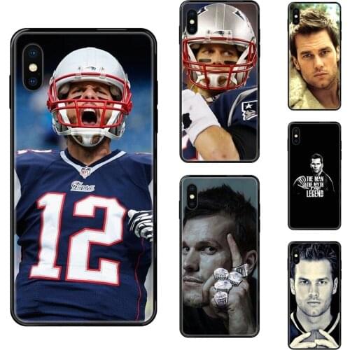 Fresh For Xiaomi Redmi Note 4 5 5A 6 7 8 8T 9 9S Pro Max Black Soft TPU Cell Phone Case Brady