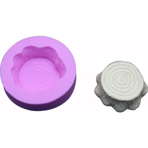 Tree stump DIY silicone mold Cake Chocolate Mold wedding Cake Decorating Tools Fondant Sugarcraft Mold for Baking Accessory