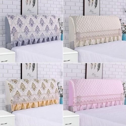 Hot Bedside Cover Comfortable Bed Head Dustproof Cover Bed Back Protector Washable Bed Headboard Cover Bedroom Bedspread