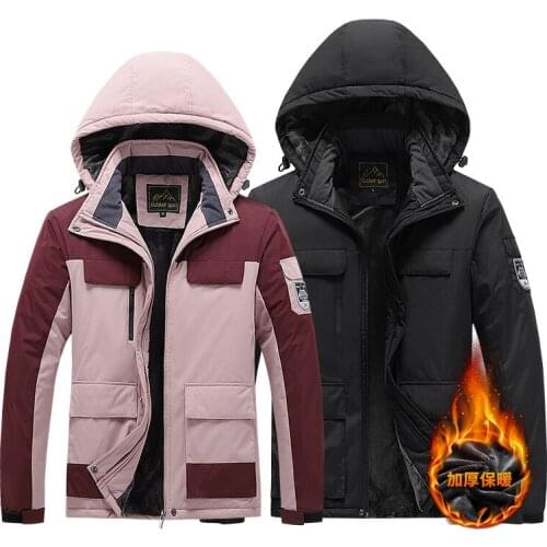 Thick Warm Windproof Ski Snowboard Waterproof Jackets Mountaineering Snow Suits for Men and Women