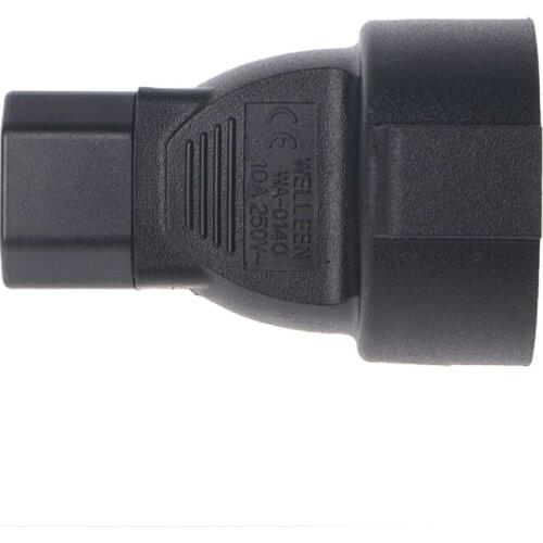 WA-0140 UPS/PDU Power Lead IEC 320 C14 to CEE 7/7 European Female Adapter DEC07 Dropship
