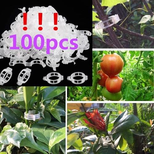 Plant Clips for Tomato Support Hanging Trellis Vine Tie Connects Plants Greenhouse Vegetables Garden Clamps Garden Support