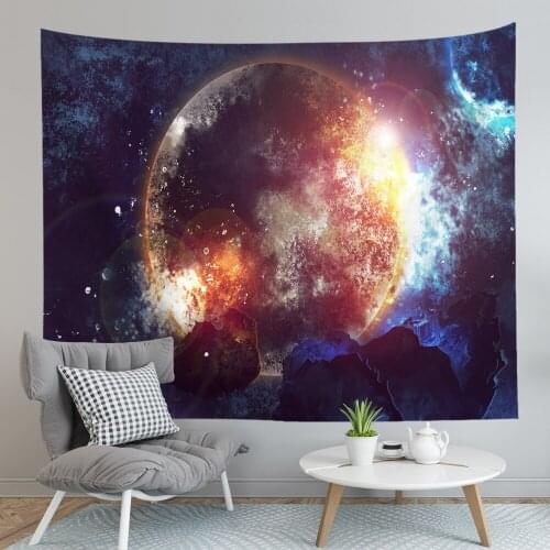 Universe Cosmic Nebula Space Tapestry Wall Hanging Home Room Decoration Wall Carpet Fantastic Hippie Trippy Psychedelic Tapestry