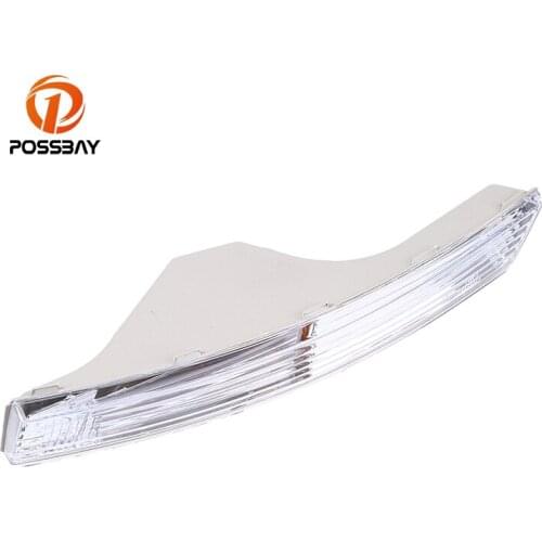 POSSBAY 1 Pc Clean Front Left / Front Right Turn Signals Cover Fit for VW Passat 3C B6 2005-2010 fit 3C0953041J 3C0953042J