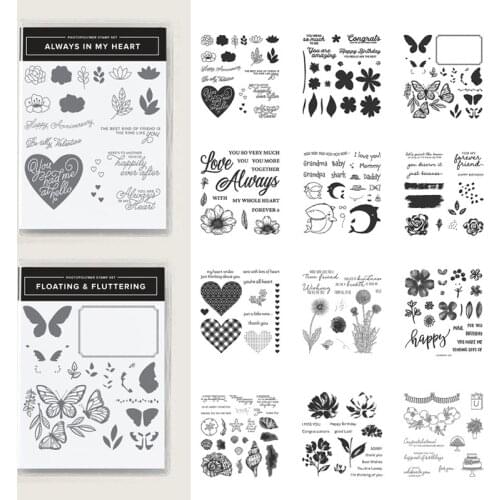 1PC Silicone Stamp Rubber Stamp Set Decoration Painting Tool Spring Fun DIY Craft Diary Album Kids Handcraft School Supplies