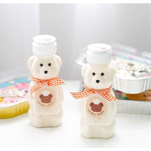 10pcs Net red creative PET clear drinking bottles juice milk tea milkshake yogurt bottle ice coffee packaging cup with lid 240ml
