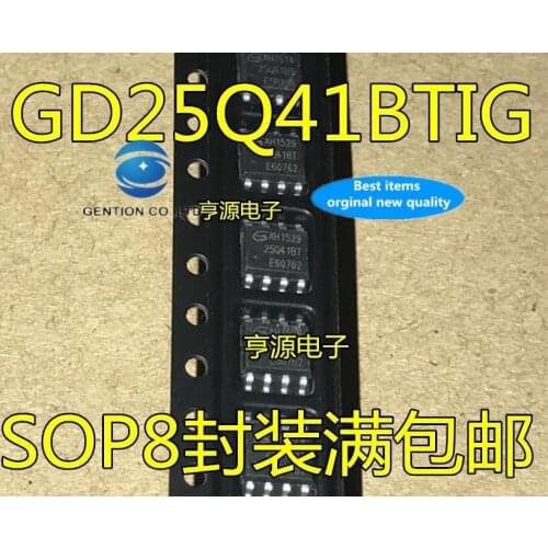 30pcs 100% orginal new real stock GD25Q41 GD25Q41BTIG 25Q41BT SOP8