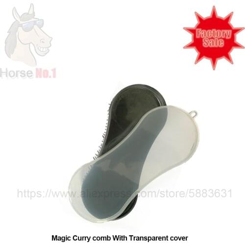 36 2022 Magic curry comb PE backpack with soft bristles 16.6*6.6cm for removing dirty with transparent cover & braiding rubbers