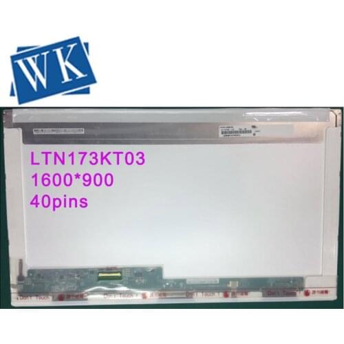 Free Shipping LTN173KT03 only for original model LTN173KT03 Fit HP 17-e011sr Laptop LCD LED Screen 1600*900 LVDS 40pins