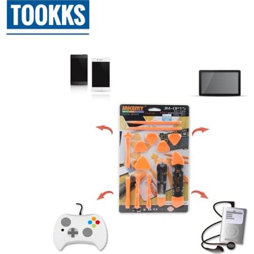 JM-OP15 13 in 1 Opening Disassembly Tools Set Spudger Plastic Paddle For Mobile Phone Laptop Tablet MP4 Play Station Repair