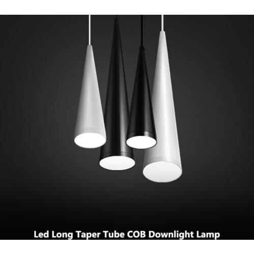 DONWEI 5W led Pendant Lamp Aluminum hanging Kitchen Dining Room Shop Bar Counter Decoration Cylinder Pendant Lights AC85-265V