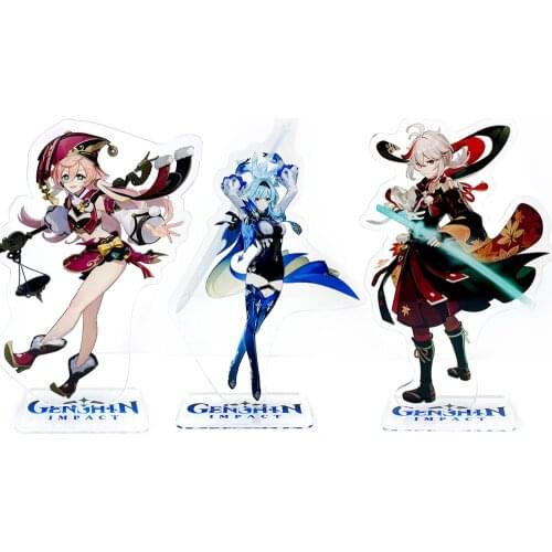 Genshin Impact characters YanFei Yan Fei Eula Kaedehara Kazuha acrylic standee figurines desk decoration cake topper anime