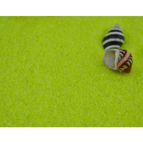 Fluorescent Yellow River Sands For Fantasy Miniatures Fairy Garden Moss Terrarium Decor Crafts Bonsai DIY Decoration