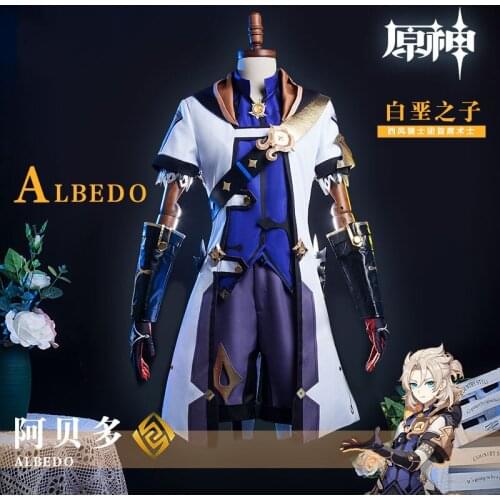 Genshin Impact cos child of chalk cospaly game suit costume female