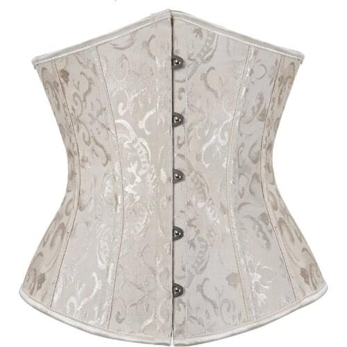 Gothic Corset Waist Slimming Waist Cincher for Women Corset Underbust Corset Shaper Plus Size Corpete Corselet XS-6XL