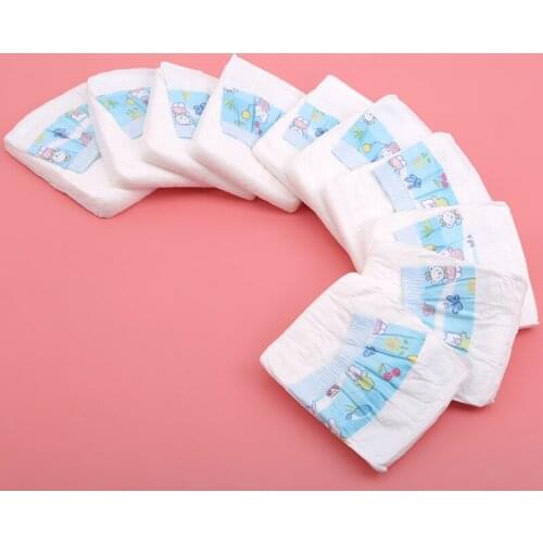 Pet Cat Dog Disposable Diaper 10 Pieces Non-Woven Fabrics Absorb Water Strongly Healthy And Safe Pet Diaper Training Pee Pads