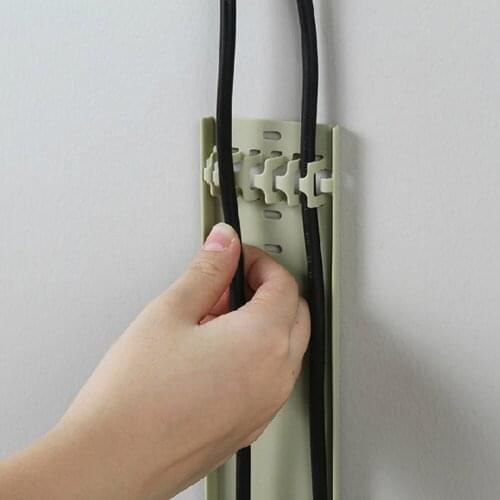 ABS Material Self-adhesive Wall Wire Storage Wire Fixing Clamp TV Computer Workstation Clips Management Cable Holder Storage