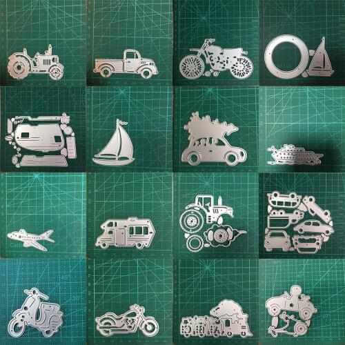 Cruise ship train 2021 New Halloween metal cutter mould diy photo album scrapbook card making stamp embossing decoration mould