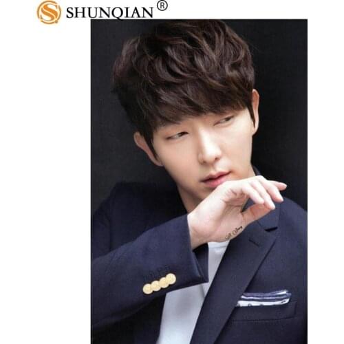 LEE JOON GI Poster Silk Fabric Print Poster Print Cloth Fabric Wall Poster Custom Satin Poster 40X60cm,50X75cm,60X90cm