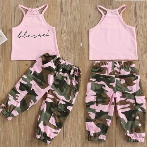 Summer Children Suits for Girls Sets for Baby 2pcs Clothes T-shirt + Pants Sets Toddler Girl Clothing Sets 1-5 Years Sport Suits