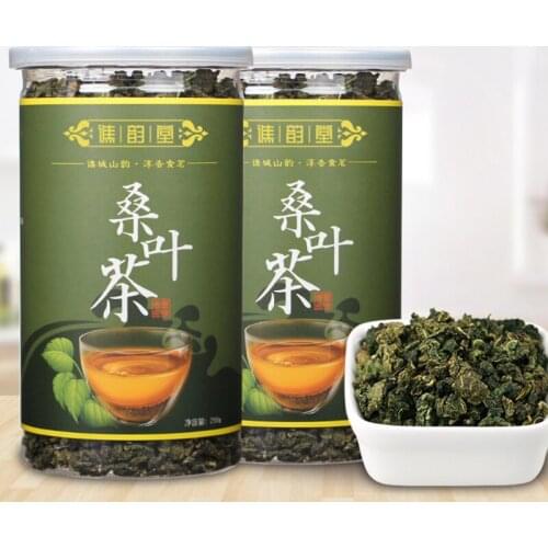 Qiao Yuntang Mulberry Leaf Tea 250g // Canned Frost Mulberry Leaf has the effect of clearing liver and eyesight and calming nerv
