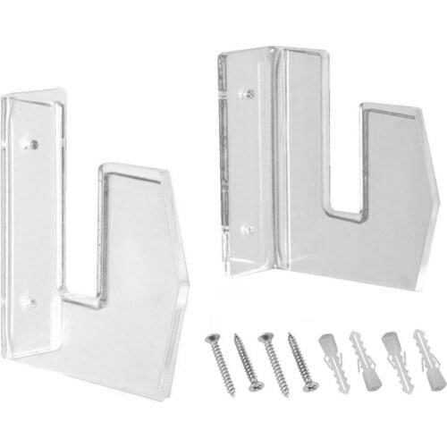 Skateboard Wall Hanger Clear Acrylic Skateboard Mount Holder Stand Bracket Deck Wall Hanging Brackets For Longboard Skateboard