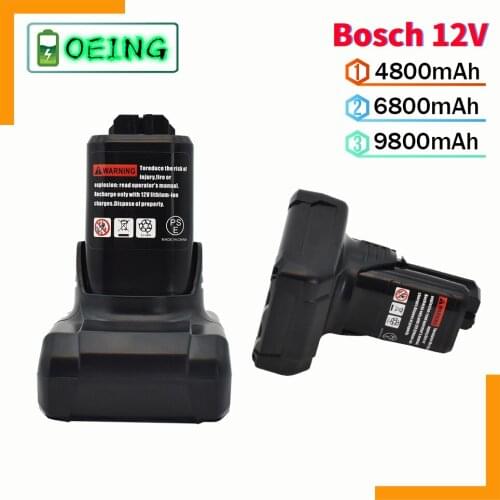 NEWEST Replacement for Bosch 10.8V/12V Batttery BAT411 BAT411A BAT412 BAT412A BAT413 BAT413A BAT414 D-70745 2607336013 26073360